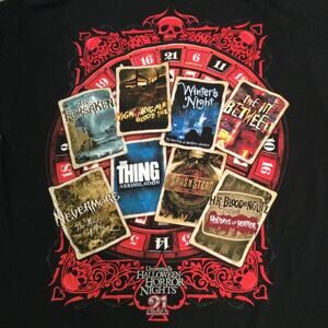 Halloween Horror Nights T-Shirt Medium adult Universal Studios